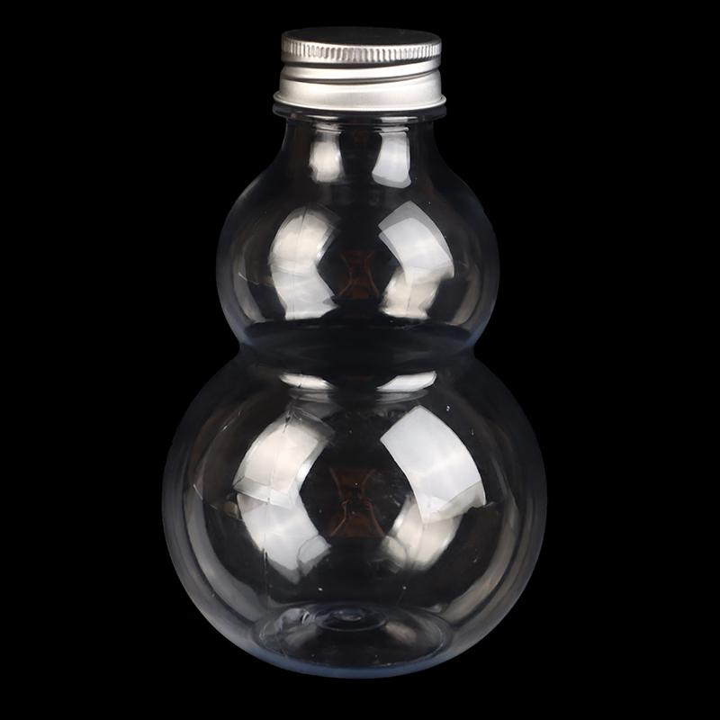 Одноразовые бутылки для воды в форме тыквы объемом 500 мл для молочного чая, кофе, сока, портальная чашка для питья, домашняя прозрачная бутылка для напитков для сока