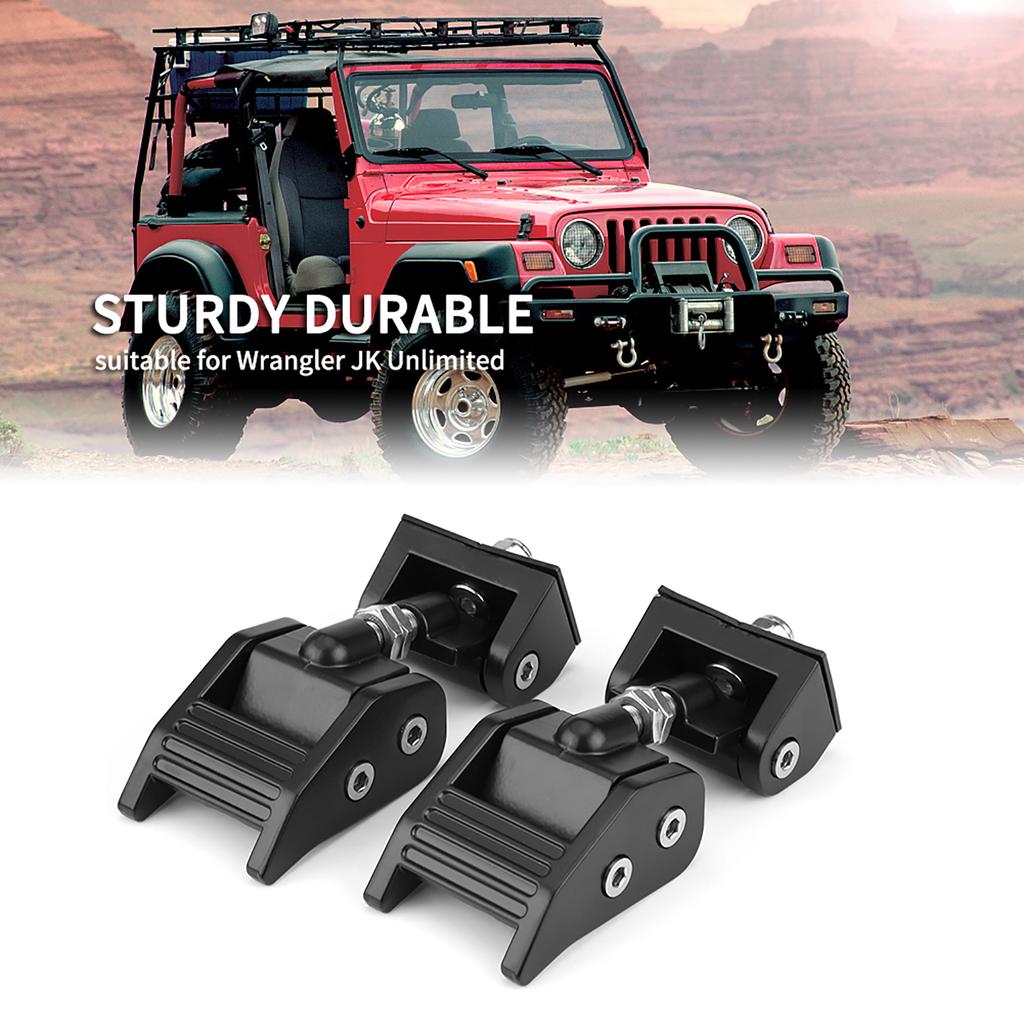 2 шт. Комплект фиксаторов замка капота для Wrangler JK Unlimited 2007 2017
