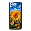 Красивый желтый чехол-подсолнух для телефона OnePlus 13 12 11 10 9 8 7T Pro 13R 12R 10R 9RT 8T Nord N200 2T CE 2 3 5G Lite