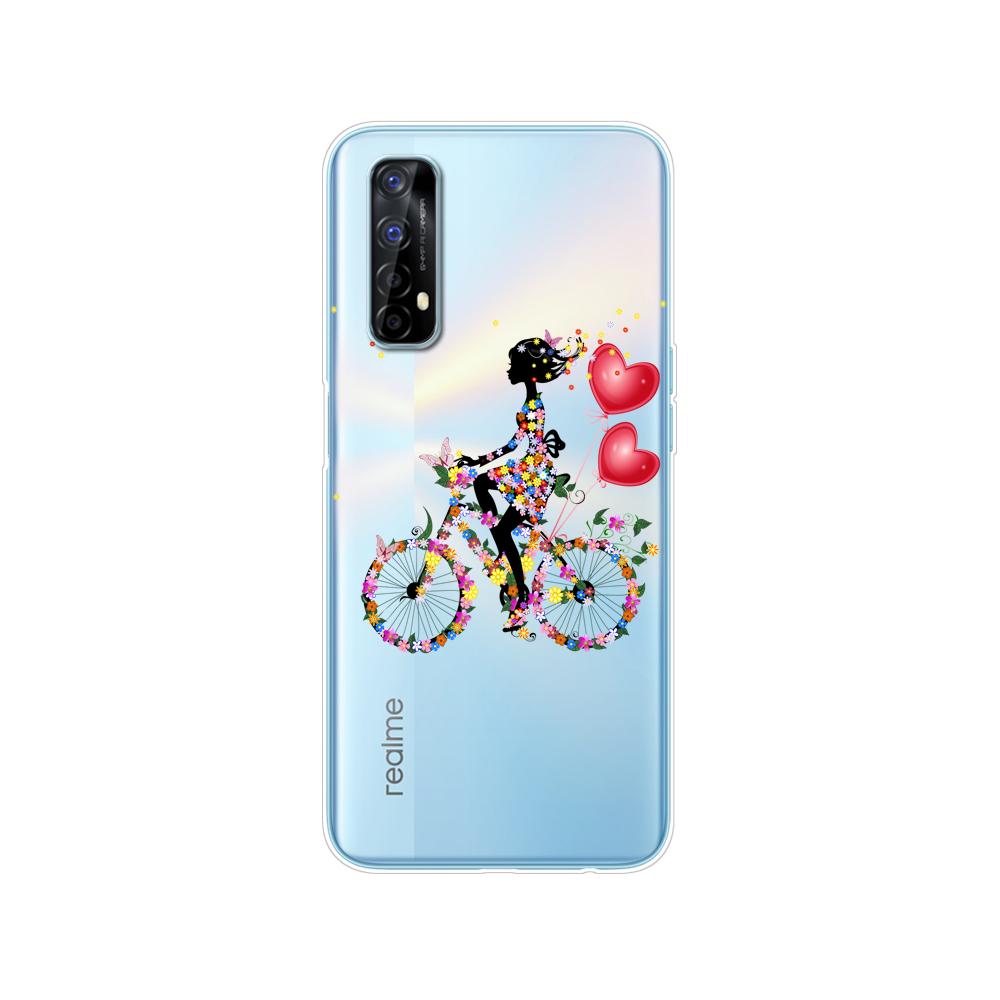 Чехол для Realme 7 для OPPO Realme 7 Pro, противоударный мягкий силиконовый чехол из ТПУ для задней панели телефона Realme7 7Pro, чехол-бампер, чехол