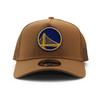 Сетчатая кепка 9FORTY Golden State Warriors NBA TRUCKER MESH CAP TAN GOLDEN STATE WARRIORS SNAPBACK Кепка Snapback 940 Кепка AF [New Era] A-FRAME A-FRAME [Предмет]