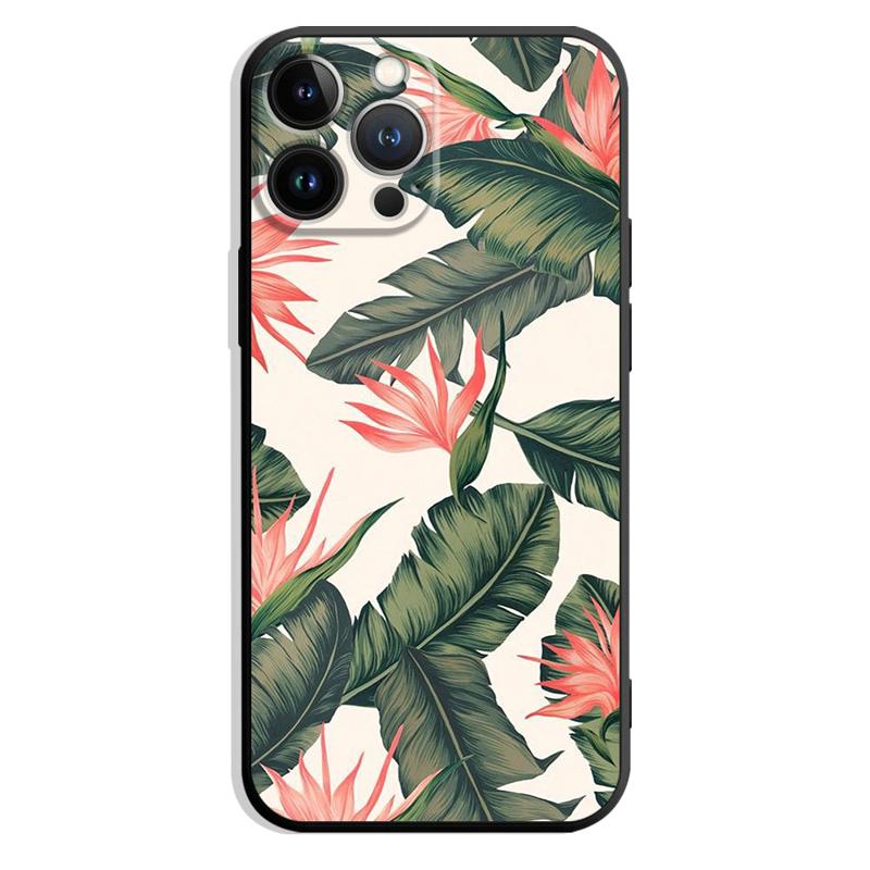 Retro Flower Leaf  Phone Case For iPhone Samsung Galaxy Redmi Xiaomi Oppo OnePlus Note S A 7 8 9 10 11 12 13 14 20 21 22 23 53 54 Pro Max Plus Ultra