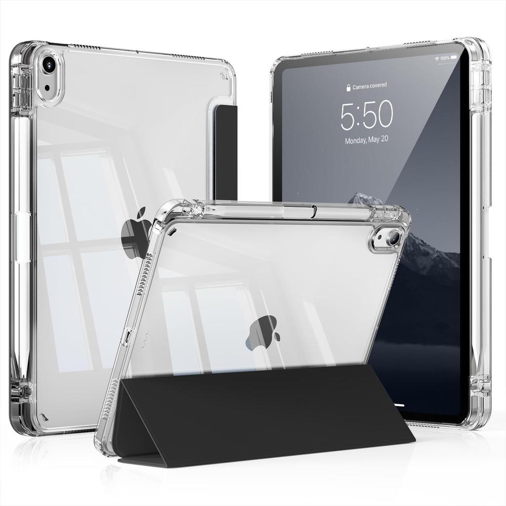 Новая защитная оболочка для iPad 11-го поколения Air7 Прозрачная 6 Защитная крышка Pro 11 дюймов с держателем для стилуса Подходит для Apple 10
