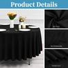 Плотная однотонная ткань, однотонная круглая скатерть, принадлежности для вечеринок