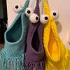 1Pc Bag Decoration Fashion Wall Storage Bag Manual Birthday Present Practical Car Hanging Knitted Hanging Basket