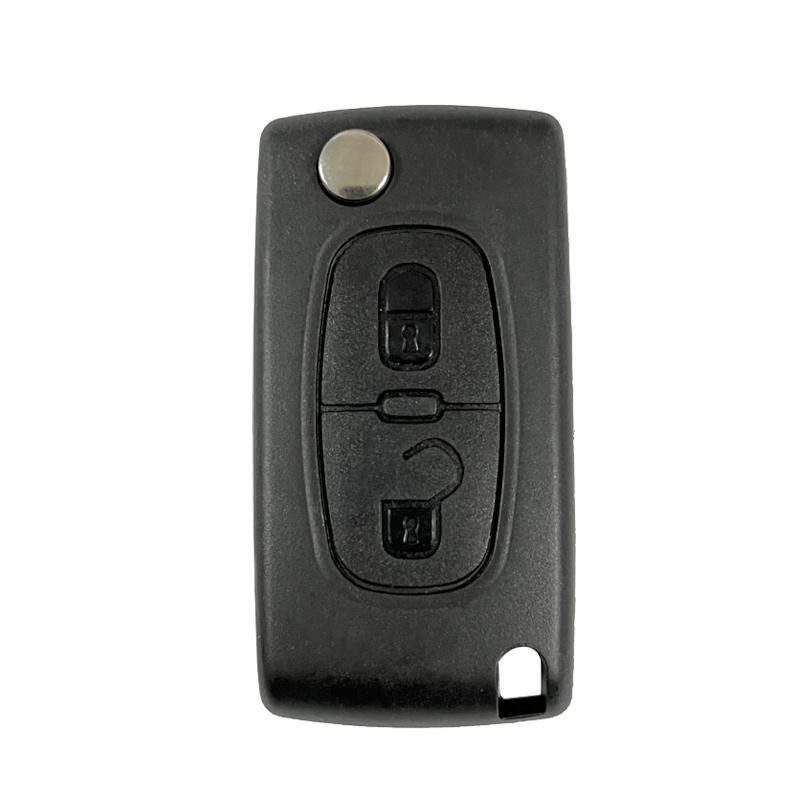 CN009003 Original CE0536 434Mhz ASK Flip Key For P-eugeot 307 407 308 607 For Citroen C2C3 C4 C5 C6 C8 2006-2010 Remote 2 Button