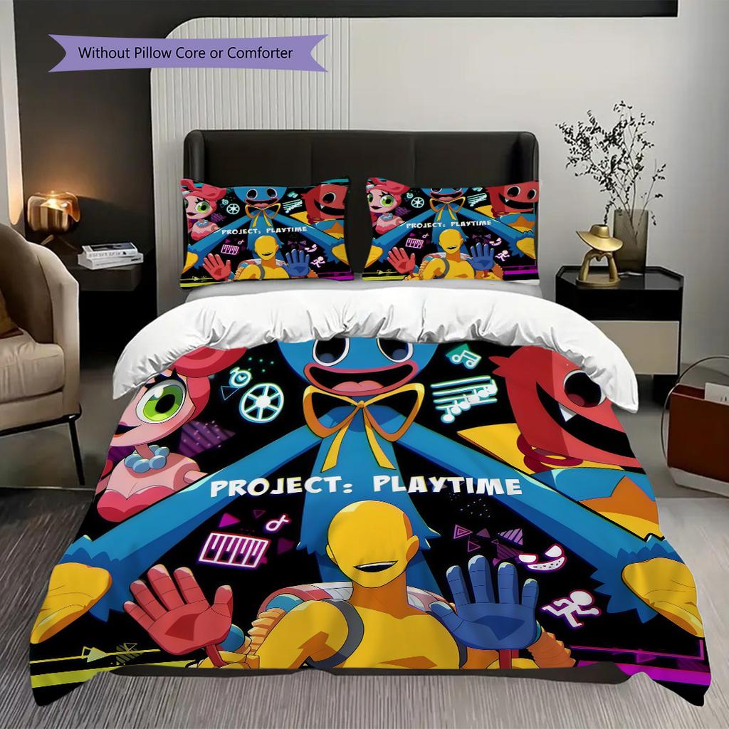 Nightmare Shadows Encounter Threepiece Set 1 Duvet Cover 2 Pillowcase Without Core Soft And Comfortable Christmas Birthday Gift