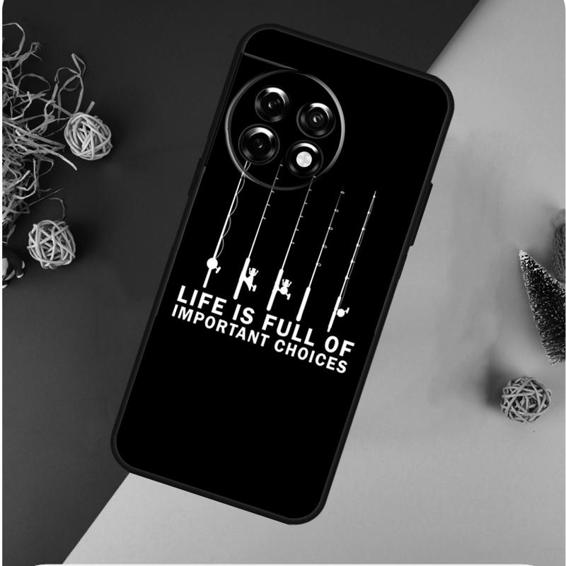 Рыболовный инструмент-удочка Для OnePlus 13 13R 12 12R 11 9 10 Pro 8T 9RT 10T 10R Nord 4 CE 2 3 Lite N20 N30 Чехол для телефона