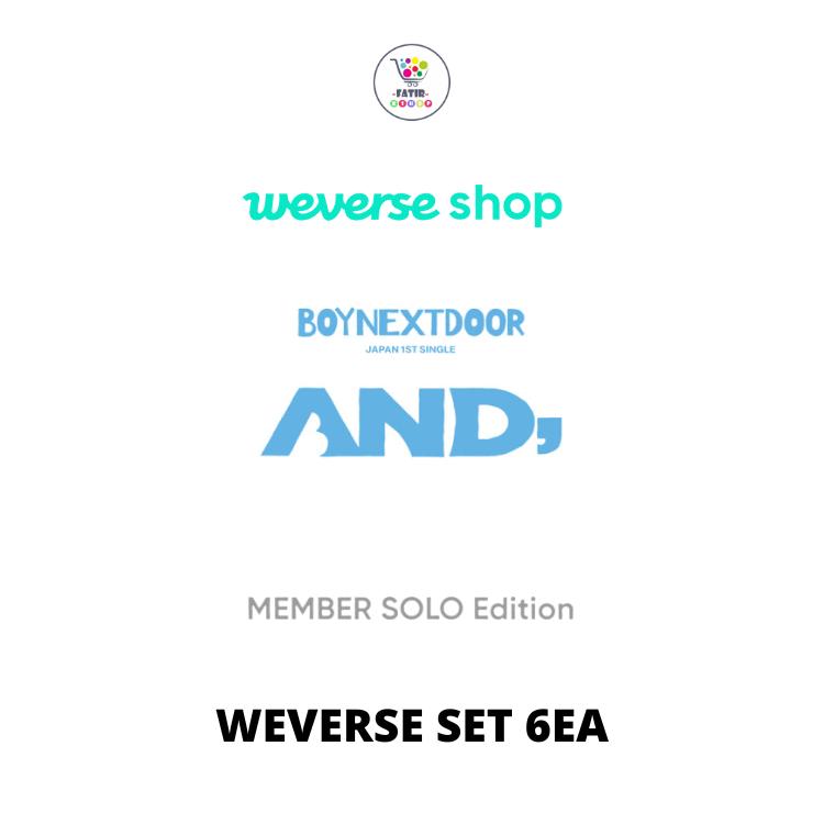 Выберите первый сингл POB BOYNEXTDOOR JAPAN [AND,] Solo Jacket Edition