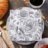 Disposable Party Napkin Double Layer 20 Pieces/Pack Hand-painted Flowers