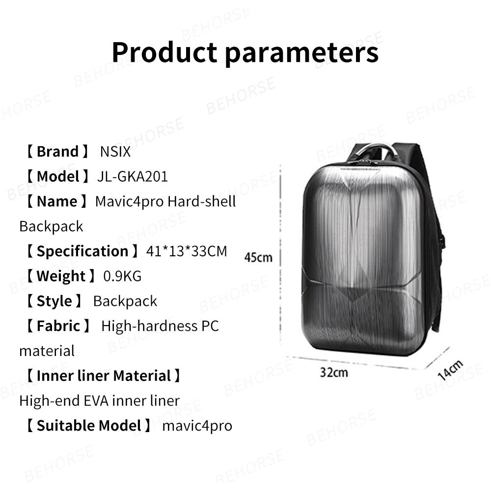 Drone Backpack For DJI Mavic 4 Pro Large Capacity Hardshell Carrying Case Travel Storage Bag For DJI Mavic 4 Pro Accessories