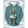 Mens Royal Cat 3D Print Hoodie For Men Women Casual Long Sleeve Hooded Sweatshirt Animal Hoodie Men Clothes Kitten Coat Cartoon