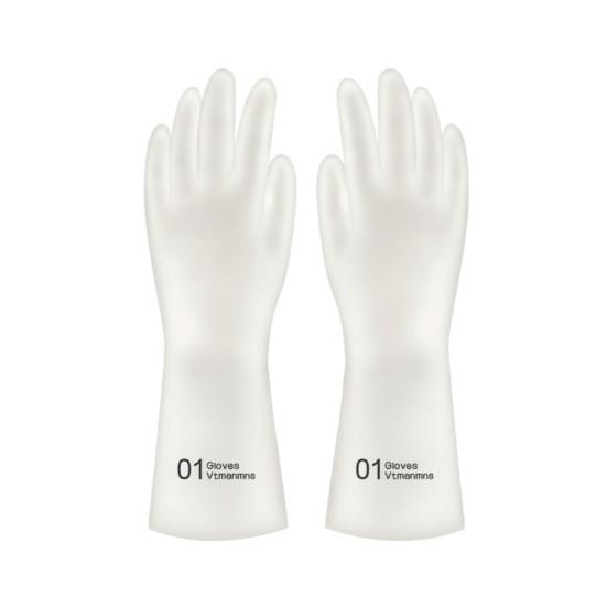 Life House Waterproof Reusable Kitchen Washing Gloves Cleaning Protective Rubber Household