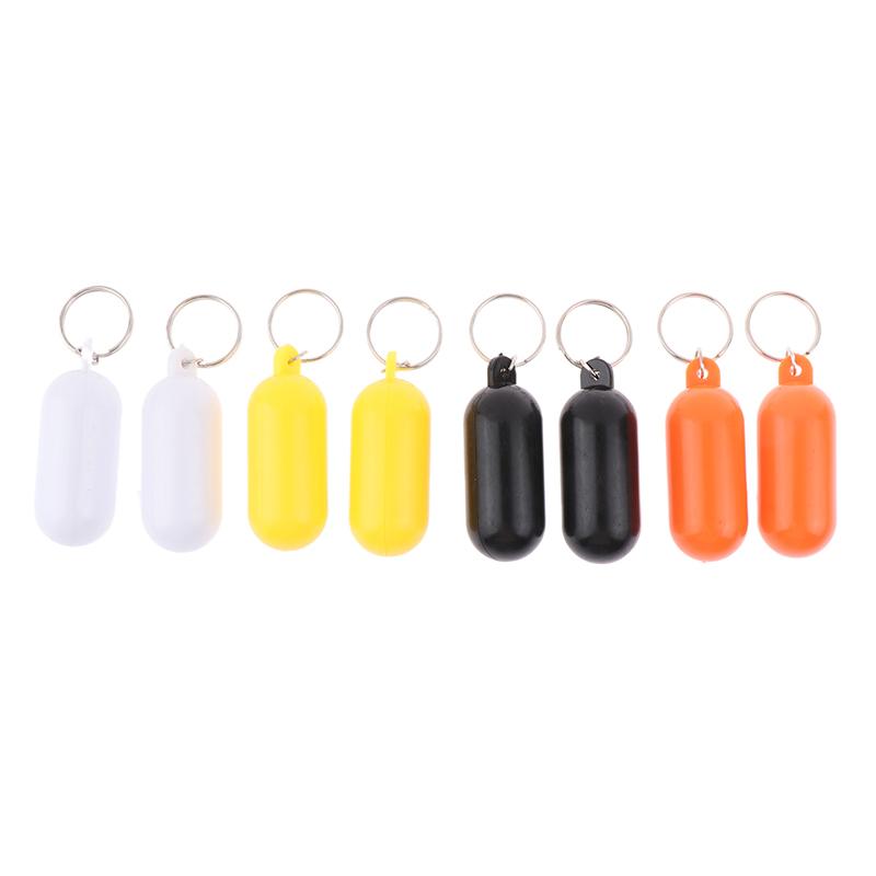 2Pcs Boat Kayak Floating Keyring Buoyant Key Ring Float Keychain Boat Accessory For Boating Fishing Kayaking Rafting Surfing