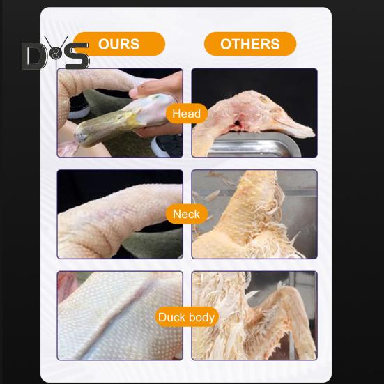 Electric Chicken Plucker Machine Handheld Poultry Feather Plucker Portable Automatic Hair Puller for Chickens Turkeys Ducks Waterproof Rechargeable