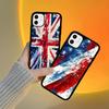Чехол для телефона с флагом США Силиконовый PC+TPU Для iPhone 11 12 13 14 15 16 Plus Pro Max Чехол