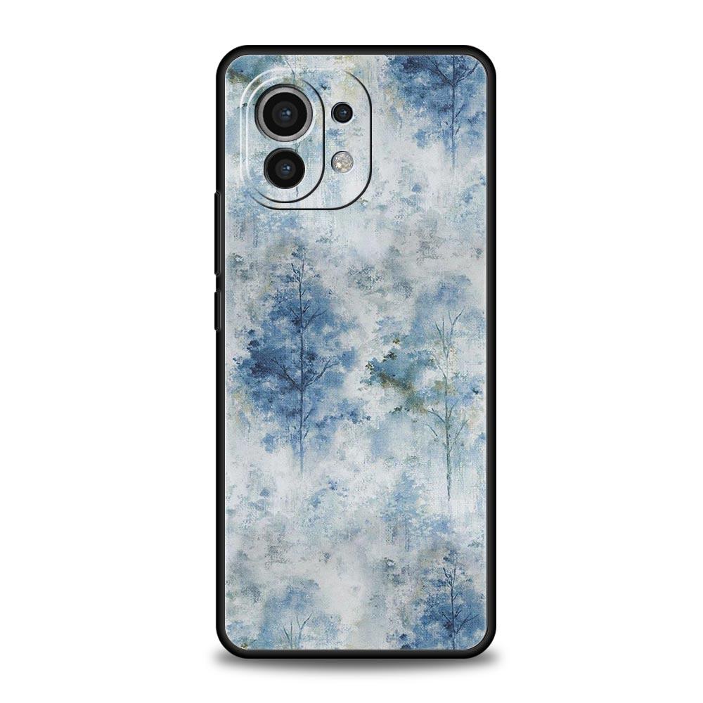 Чехол для телефона для Xiaomi Mi 15 14 13 12 11 Lite 14T 13T 12T 11T Pro Poco X7 X6 X5 X3 Pro F6 F5 F4 Мягкий Бледный Маленький Цветок