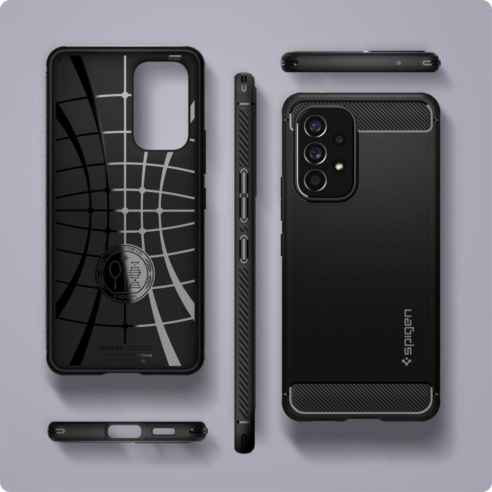 Spigen Rugged Armor Case for Samsung Galaxy A53 5G - Matte Black