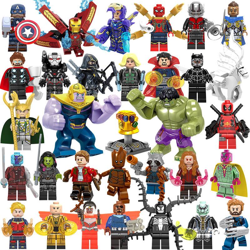 32PCS Building Blocks Minifigure Set, Small Particles DIY Assembly Action Figures Toy