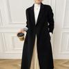 100% Wool Women Coat MODERN NEW SAGA Winter Warm Wool Long Coat High Quality Autumn Wool Long Jacket Pea Coat Handmade Cashmere Overcoat