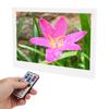 Digital Photo Frame 12in Electronic Photo Album HD MP3 MPEG4 Picture Player with Smart Remote