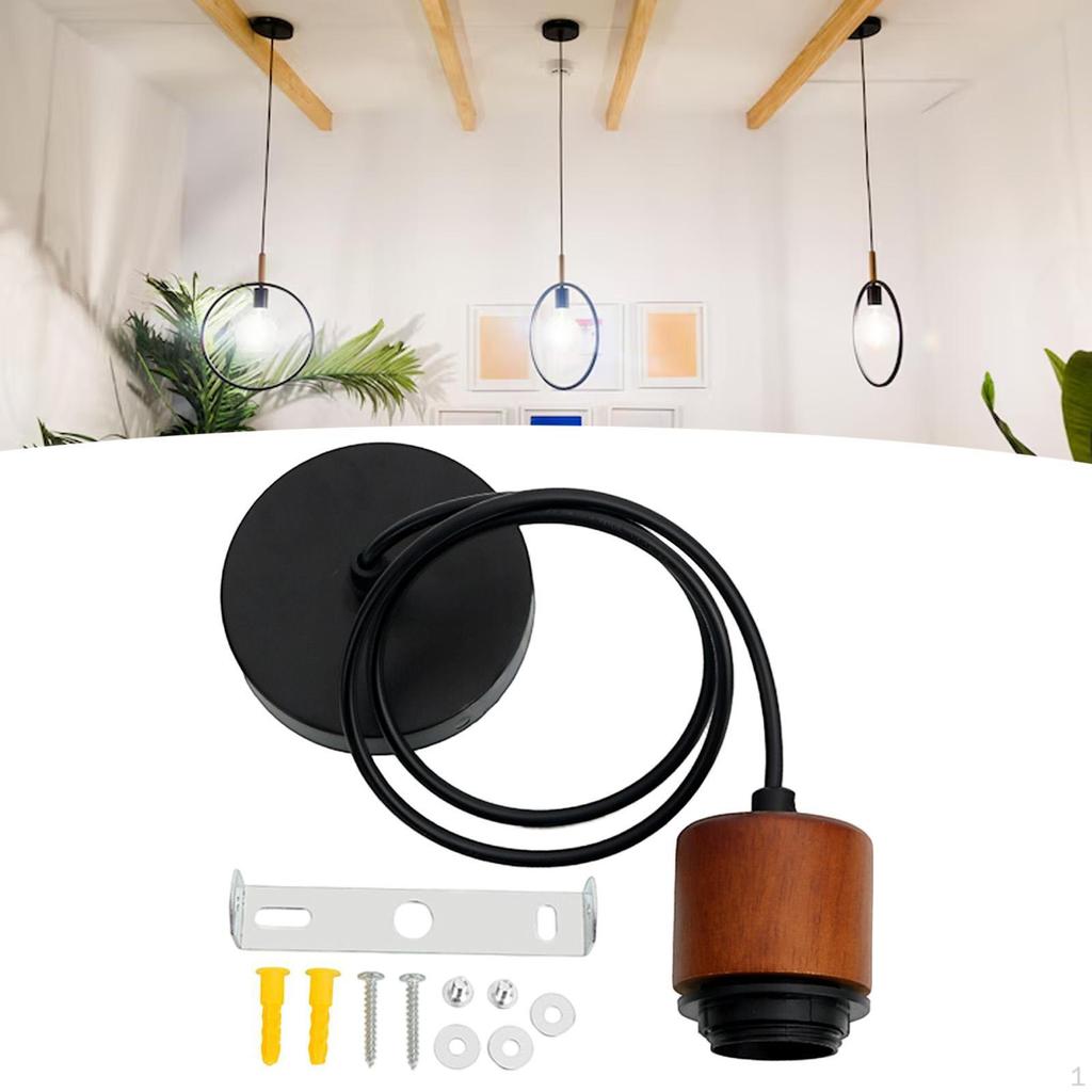 Подвесной светильник E27 в индустриальном стиле с кабелем, Идеально подходит для баров, отелей, гостиных, кафе и домов.