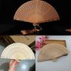 Personalized Hand Held Fan Engraved Chinese Wooden Fan Home Decoration Bamboo Folding Fan Women