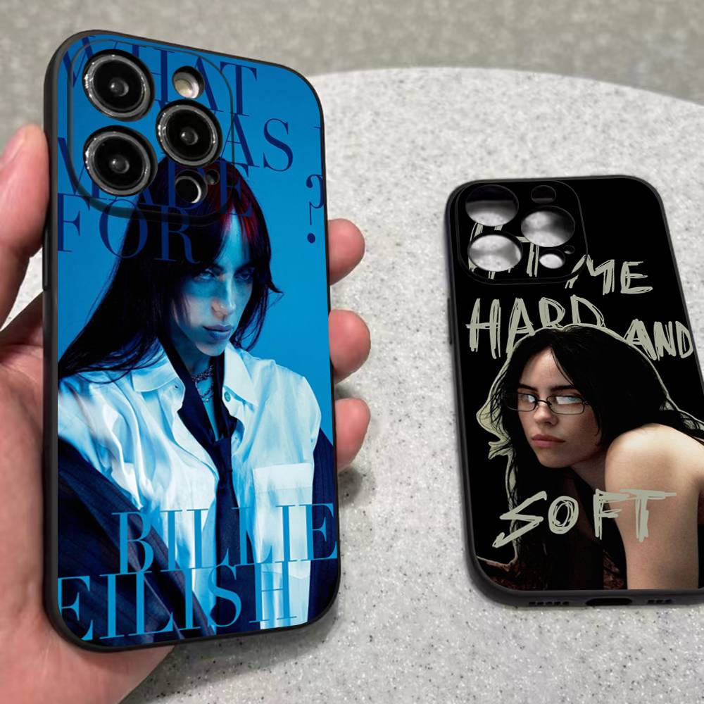 Ударь меня сильно и нежно B-Billie Чехол для телефона для IPhone 17 16 15 14 13 12 11 Pro Max Plus Mini Силиконовый Черный Чехол