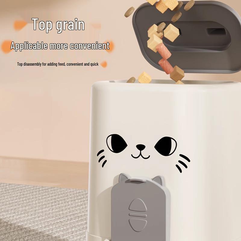 Cross-Border Automatic Pet Feeder: Large Capacity Two-in-One Food and Water Dispenser