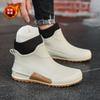 Winter Warm and Velvet Couple Waterproof Rain Shoes Kitchen Rear Chef Shoes Waterproof Shoes Short Men's and Women's Rain Boots