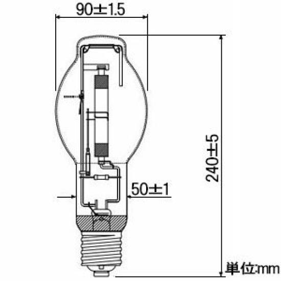Panasonic Hicalite Color Rendering Standard High Pressure Sodium Lamp High Saturation Type General Type 250 Type Diffusion Type Color Temperature