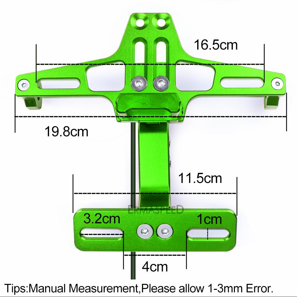 Держатель рамок номерного знака мотоцикла и светодиодный указатель поворота мотоцикла для мотокросса, уличного велосипеда, мотоцикла