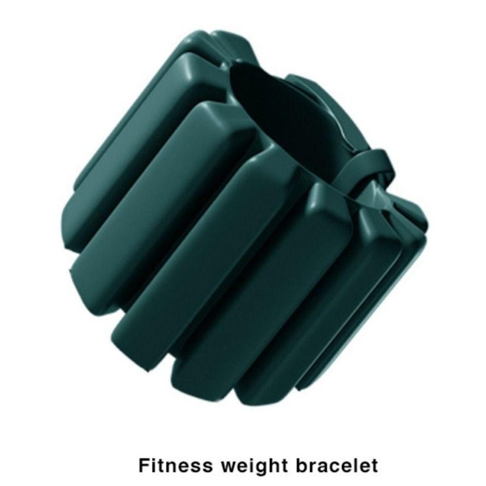 1 Pair Adjustable Weighted Wrist Strap 2 Lbs Weight-bearing Fitness Equipment  Pilates