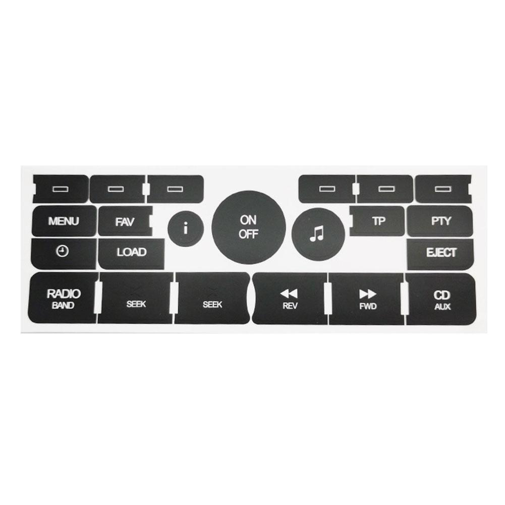 Control Cell Repair Decal 2007-09 Decal Stereo Radio Decal Black Decal With White Letters Firm Control Cell Fit For Saab 9-3