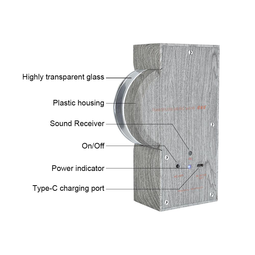 Танцующая ферромагнитная жидкость с музыкальным ритмом. Креативные подарки для подростков. (желтый)