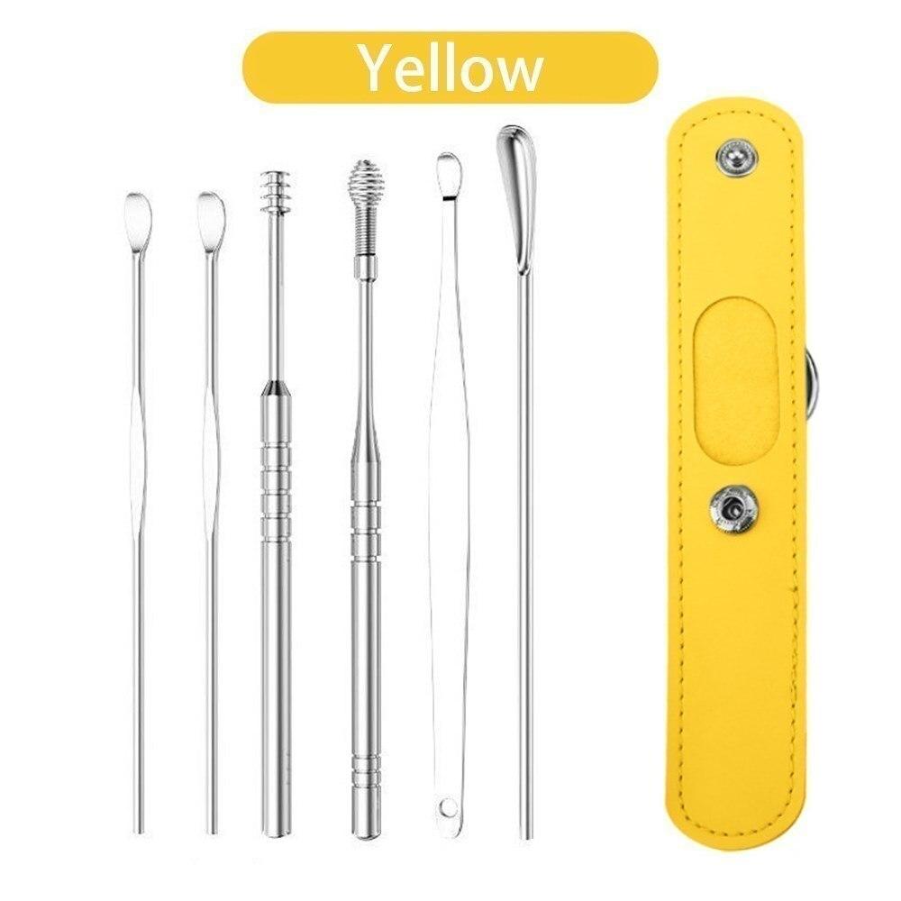 Stainless Steel Ear Wax Remover Ear Cleaner Set Ear Pick Ear Wax Removal Tool