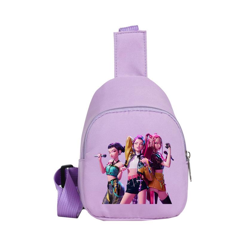 Animation Cartoon Printing Korean Version Trend Lightweight Backpack Women'S Large-Capacity Primary And Secondary School Student Schoolbag