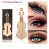 Waterproof Lashes Mascara Waterproof Long-Lasting Mascara Violin Volumizing Mascara Make Up Supplies Washable Smudge-Proof