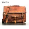 Кожаная сумка для мужчин New Goat Vintage Styel Brown Messenger Портфель для ноутбука через плечо