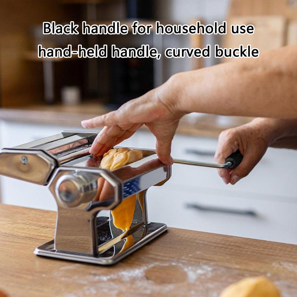 Универсальная ручка-кривошип из нержавеющей стали для ручной паста-машины, замена, конструкция для быстрой установки, эргономичная рукоятка