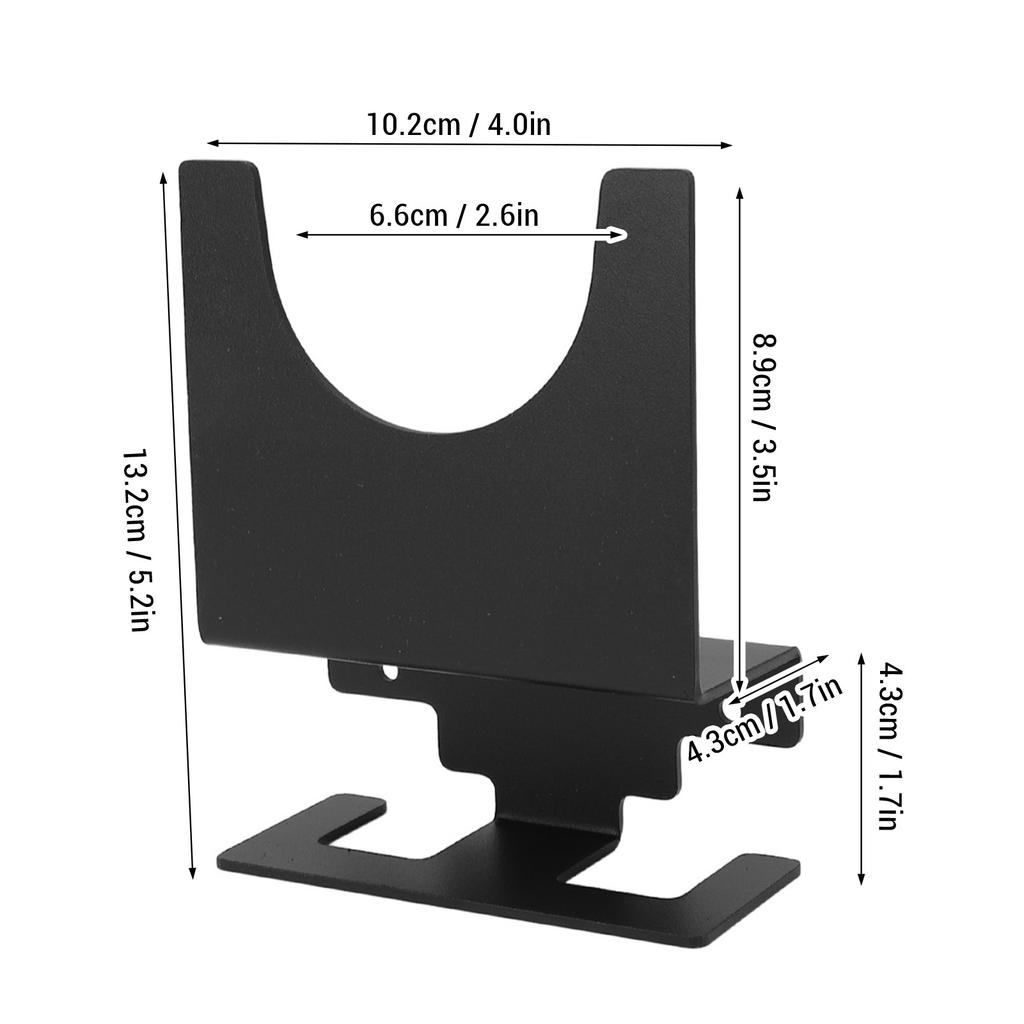 2pcs Angle Grinder Holder Tool Wall Mount Bracket for 5 Inch Grinder Heavy Duty Angle Grinder Storage Rack for Cutters Polishers Carbon Steel