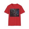Edgy Graphic Tee, Unisex Softstyle T-Shirt, Casual Wear, Anime-Inspired Fashion, Gift for Fans, Everyday Comfort