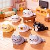8 шт. Мультяшная мини-фигурка кошки, Миниатюрная модель кошки из смолы, Миниатюрные украшения, Крошечный дизайн, Очаровательный котенок, Украшение для микро-ландшафта