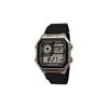 Casio Унисекс Подростковые Черные Часы AE-1200WH-1C(Watch3--)