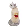 Warm Coral Fleece Cat Two-Legged Sweater Winter Pet Clothing Soft Cozy Indoor Outfit Small Medium Large