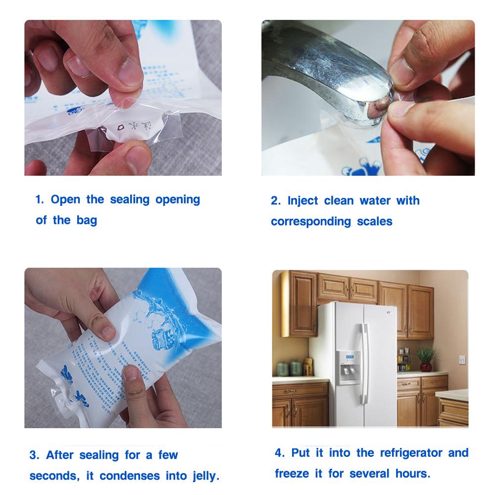 Thickened Cold Compress Refrigerate Gel Dry Icing Bags Ice Pack Cooler Bag