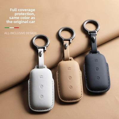 Премиальный ПУ чехол для ключей для Geely Galaxy L7 E5 L6 Max Starship E8 Оригинальный цвет Защитный чехол Дизайн унисекс