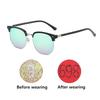 Новые Солнцезащитные Очки Женские Мужские Круглые Очки Женские Очки для Коррекции Специальные Красные Зеленые Очки для Слабовидящих Мужские Очки