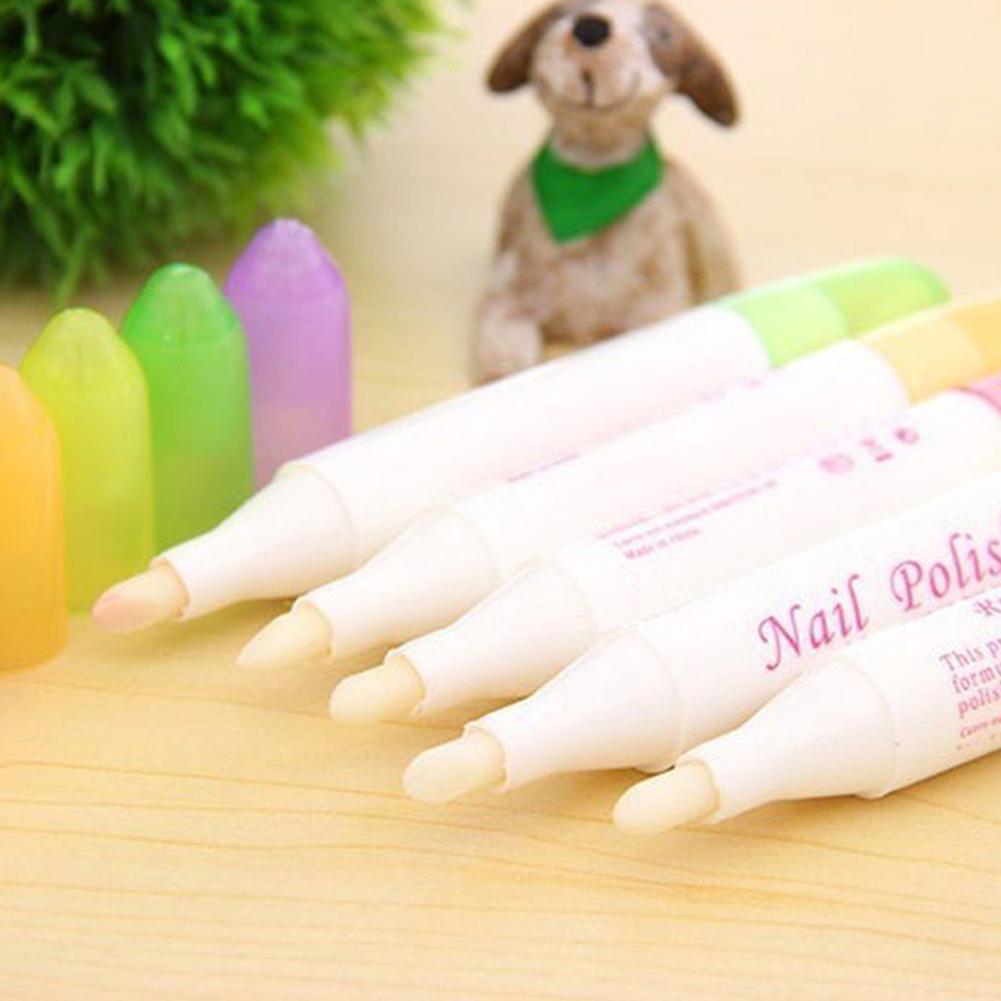 Nail Corrector Cuticles Edges Gel Art Polish Pen Remover Cleaner Manicure Tool Lady Fashion Nails Decor