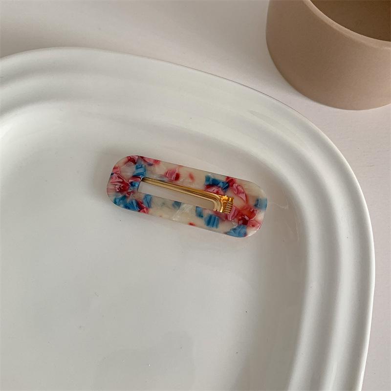 Французская ретро-заколка для волос «утконос» из ацетата — аксессуар для головного убора с челкой в корейском стиле